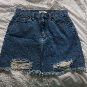 Jean skirt
